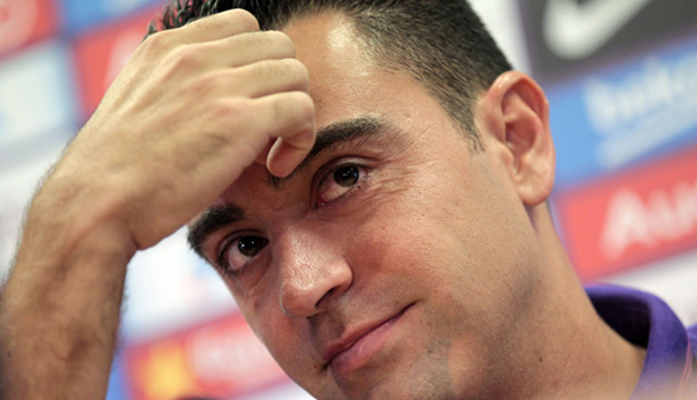 El capitán del FC Barcelona, Xavi Hernández, acaba de anunciar que abandonará al final de la temporada el club catalán. EFE