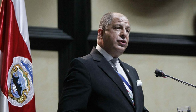 Presidente de Costa Rica, Luis Guillermo Solís.
