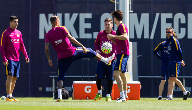 Barcelona-entreno