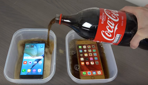 Celulares en soda