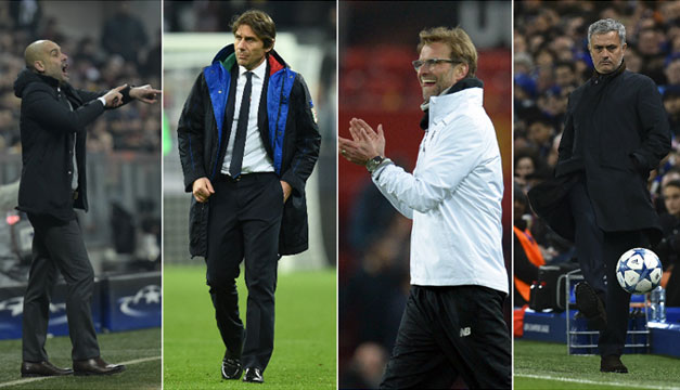 Guardiola,-Conte,-Klopp-y-Mourinho