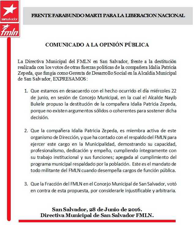 Comunicado