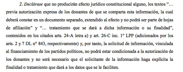 Sentencia