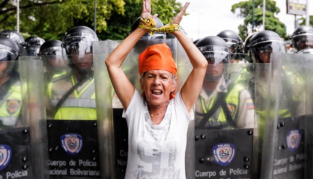 manifestacion en Venezuela-efe