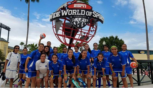 Fotografía: Selección femenina Sub-15. /Cortesía Fesfut
