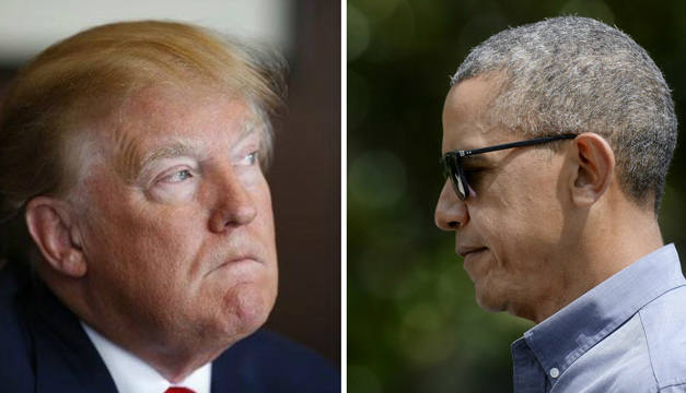 trump y obama