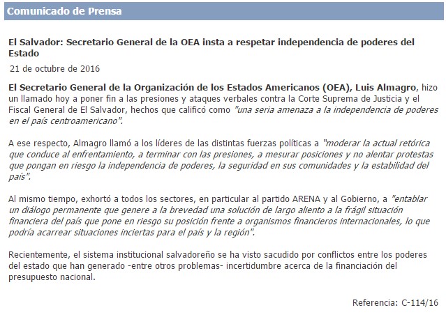 comunicado