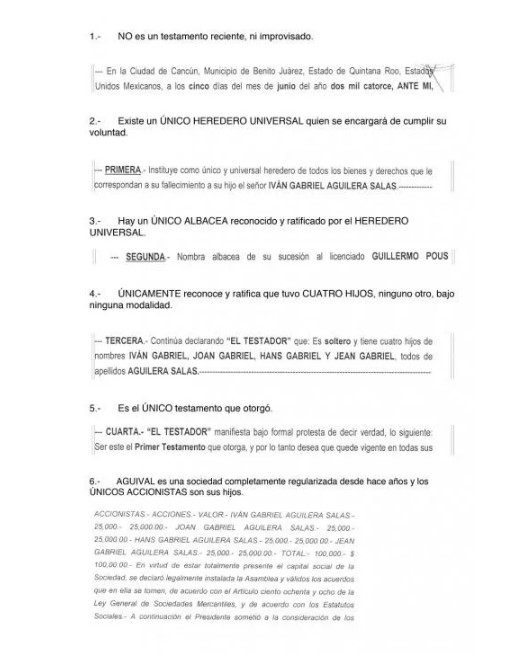 testamento