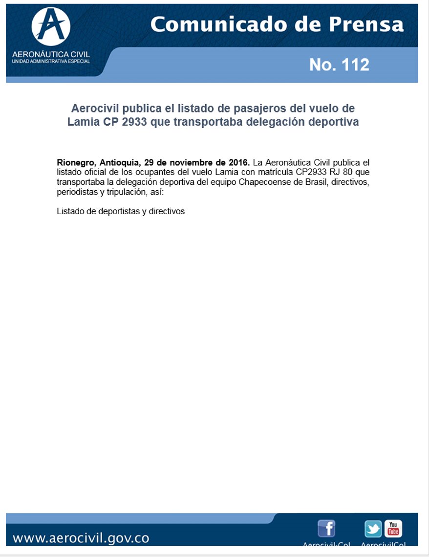 comunicado