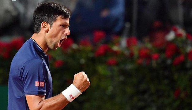 Djokovic-Del Potro, interrumpido por lluvia en los cuartos de Roma