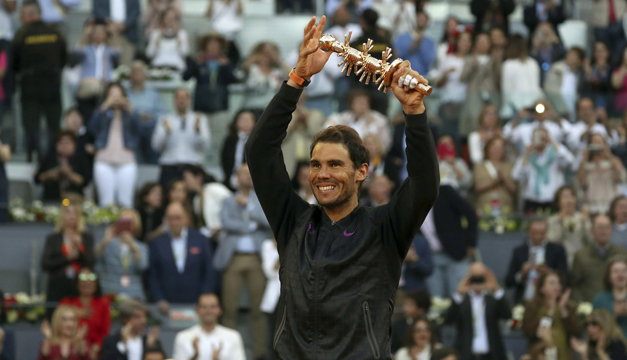 Nadal ya está en Roma... y debutará contra Almagro