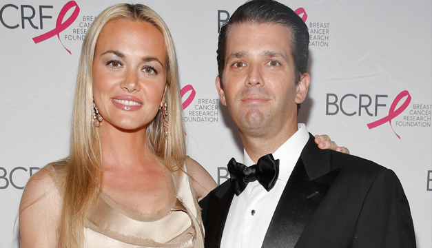 Donald Trump Jr. sale con una presentadora de Fox News