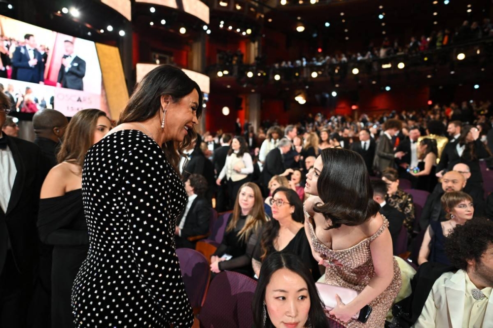 Selena Gómez habría aceptado disculpas de Karla Sofía Gascón.   Photo by KEVIN WINTER / GETTY IMAGES NORTH AMERICA / Getty Images via AFP