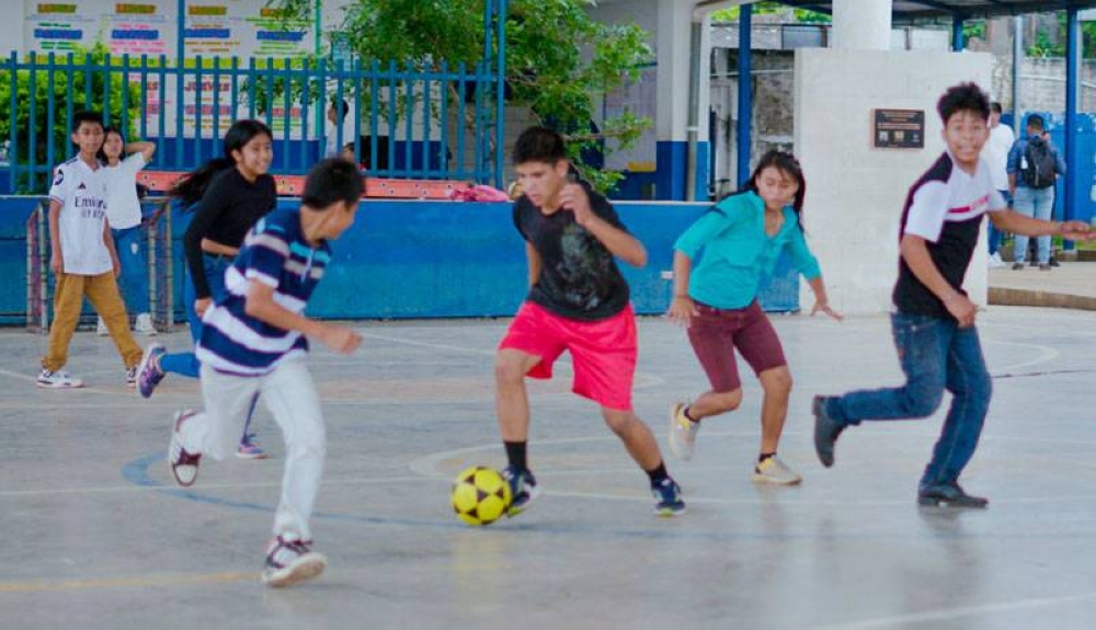 Encuentros deportivos también fueron parte de la jornada. /  Dirección de Integración