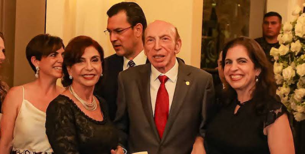 El empresario Víctor José Saca asistió al informe de Nayib Bukele, el 1 de junio de 2025. / Prensa Presidencia.