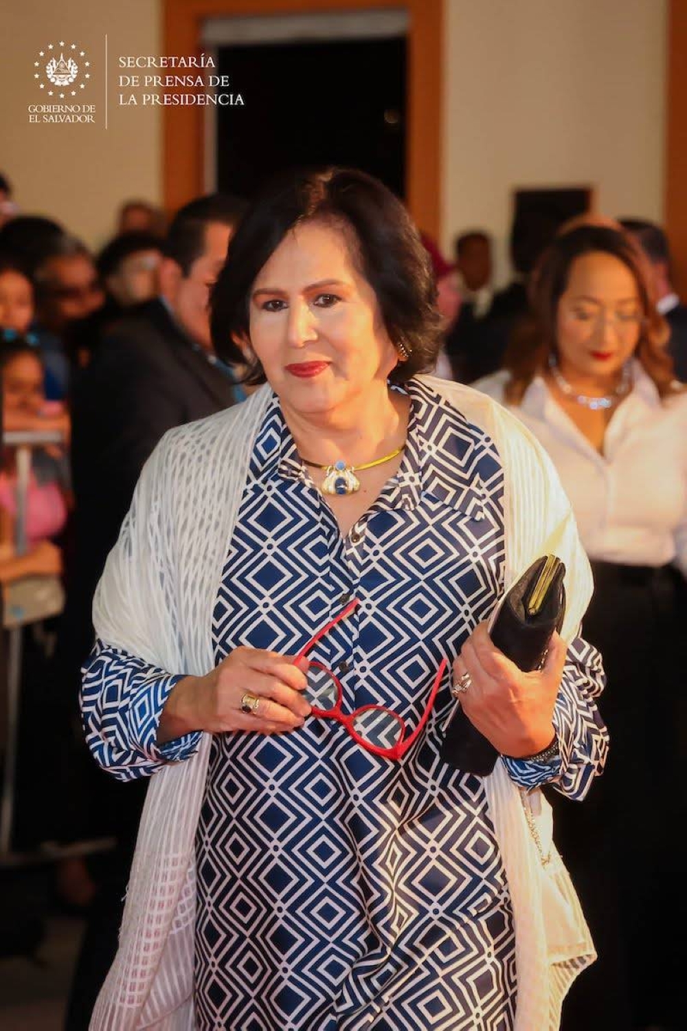 Silvia Cuéllar, presidenta de Coexport. / Prensa Presidencia.