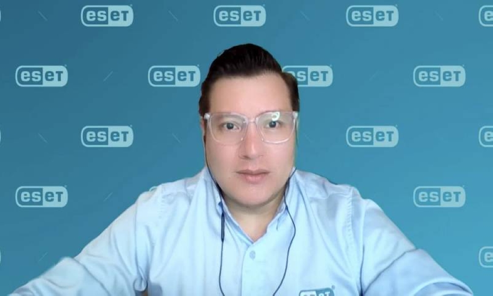 Edwin Umaña, experto de Bussiness Deveolopment Manager (BDM) Small Business ESET El Salvador.