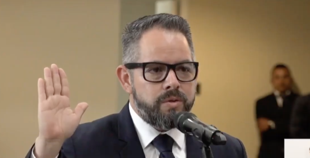 Diputados de Nuevas Ideas votan a favor de Franklin Nolasco, propuesto por Christian Guevara, de Nuevas Ideas. Los diputados Reinaldo Carballo y Serafín Orantes, de PDC y PCN, coincidieron en la propuesta. / Imagen de video de la Asamblea.