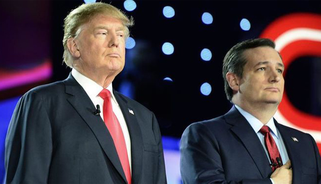 Fotografía: Ted Cruz acompañado de Donald Trump.