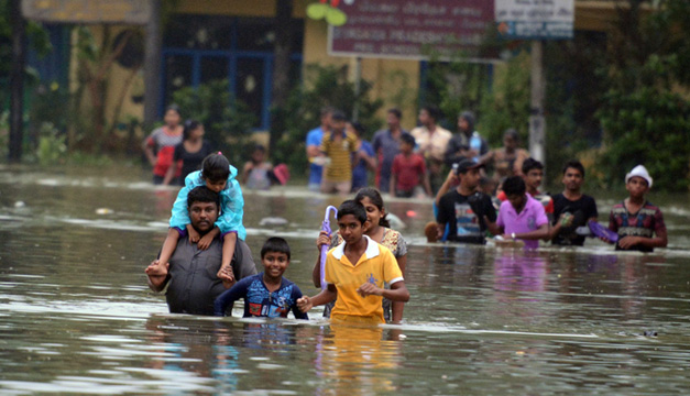 lluvias en Sri Lanka -xinhua