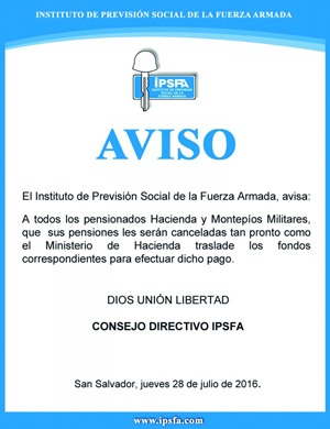 AVISO-IPSFA