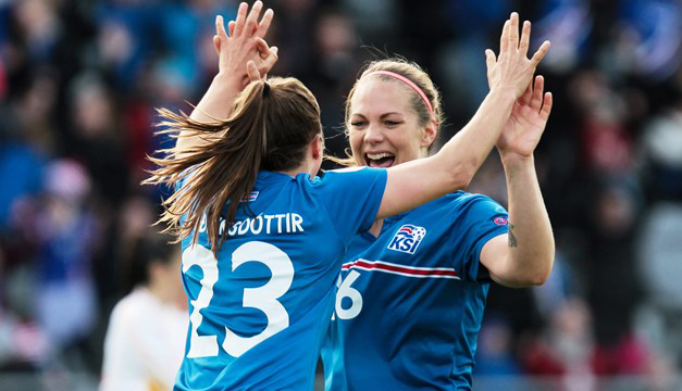 La delantera Thorsteinsdottir guía a la selección femenina islandesa a su tercera Eurocopa. /FIFA