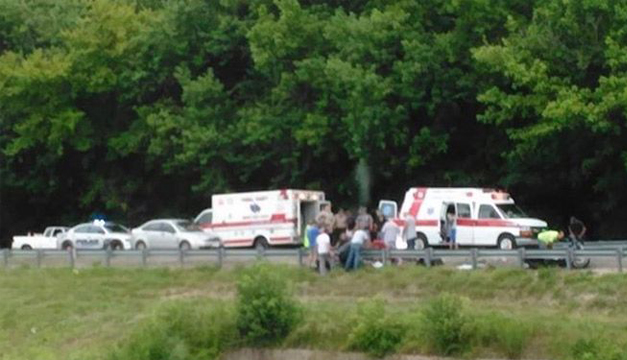 Fotografía: Escena del accidente.